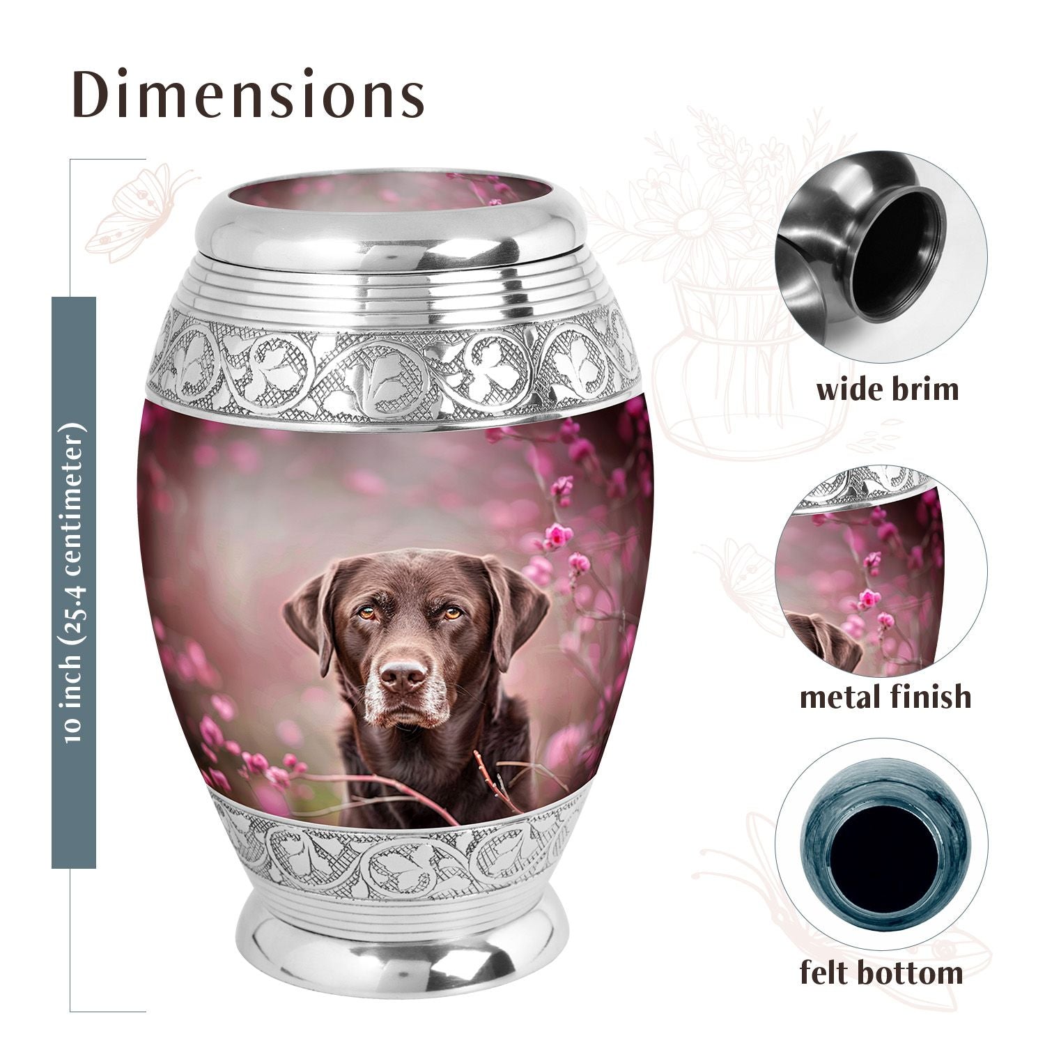 Dog Urn Medium 6 Inch