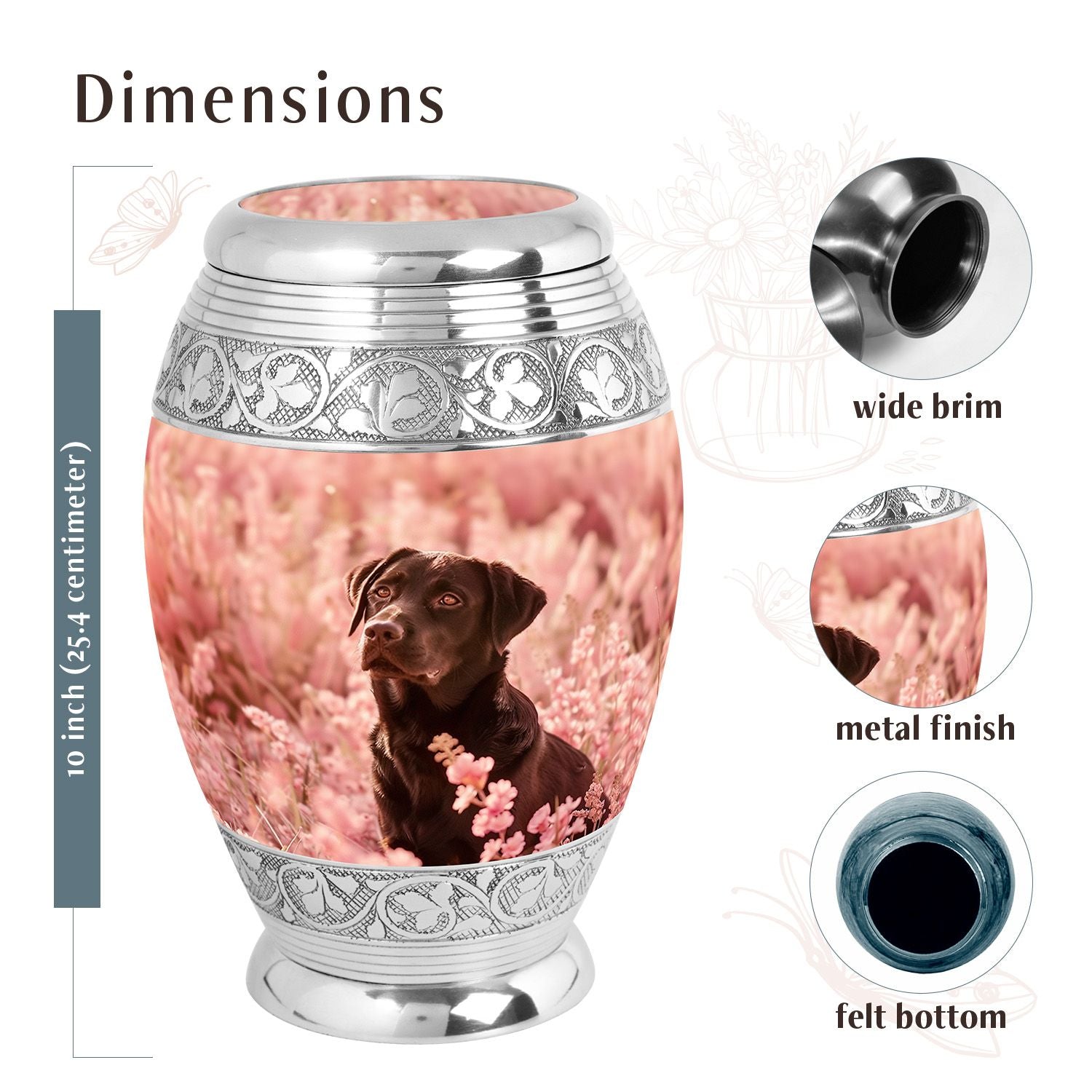 Dog Urn Medium 6 Inch