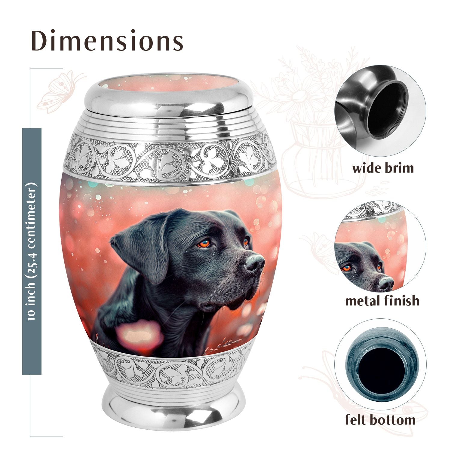 Dog Urn Medium 6 Inch