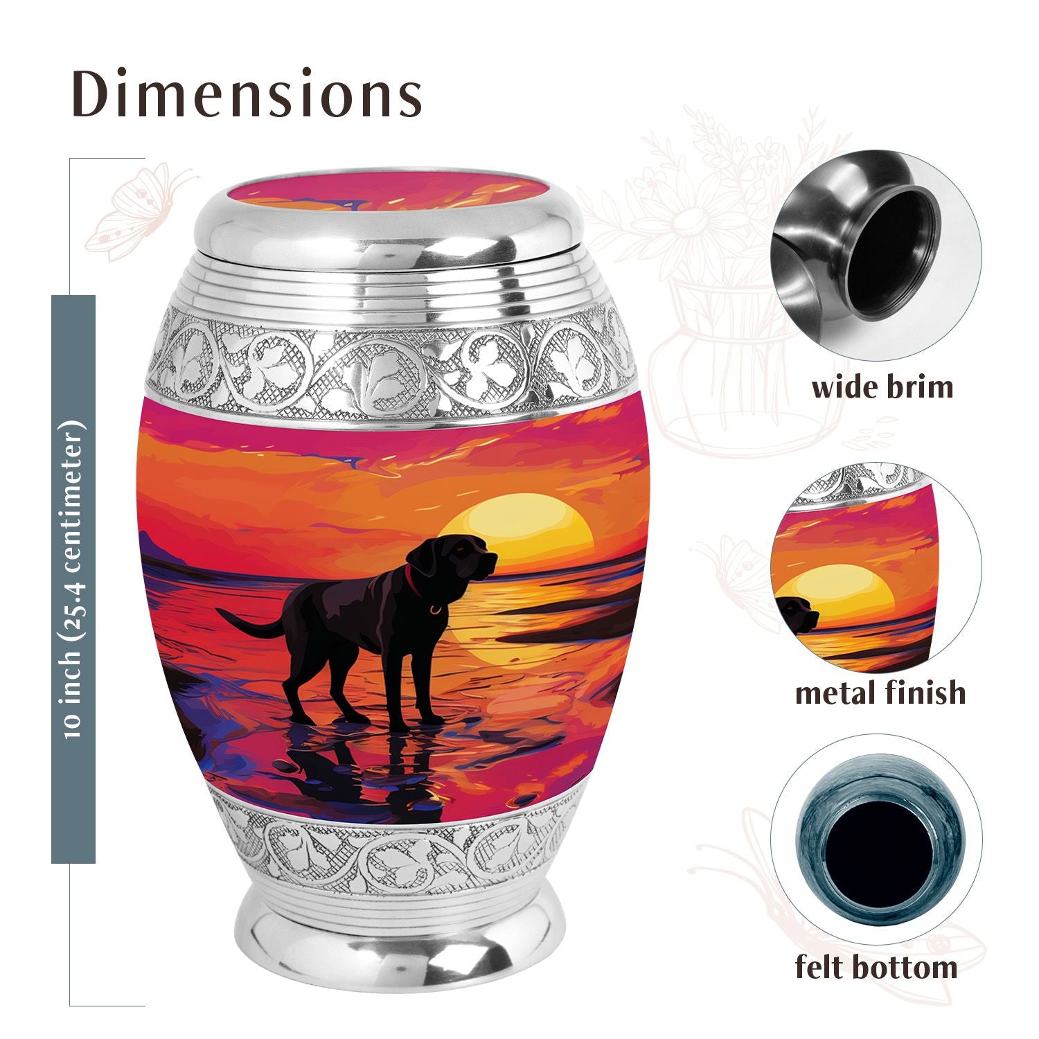 Dog Urn Medium 6 Inch