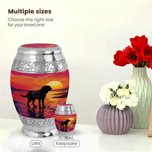 Dog Large Urn 10 Inch