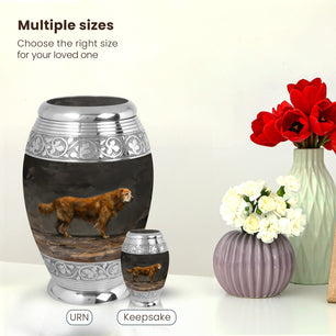 Dog Large Urn 10 Inch