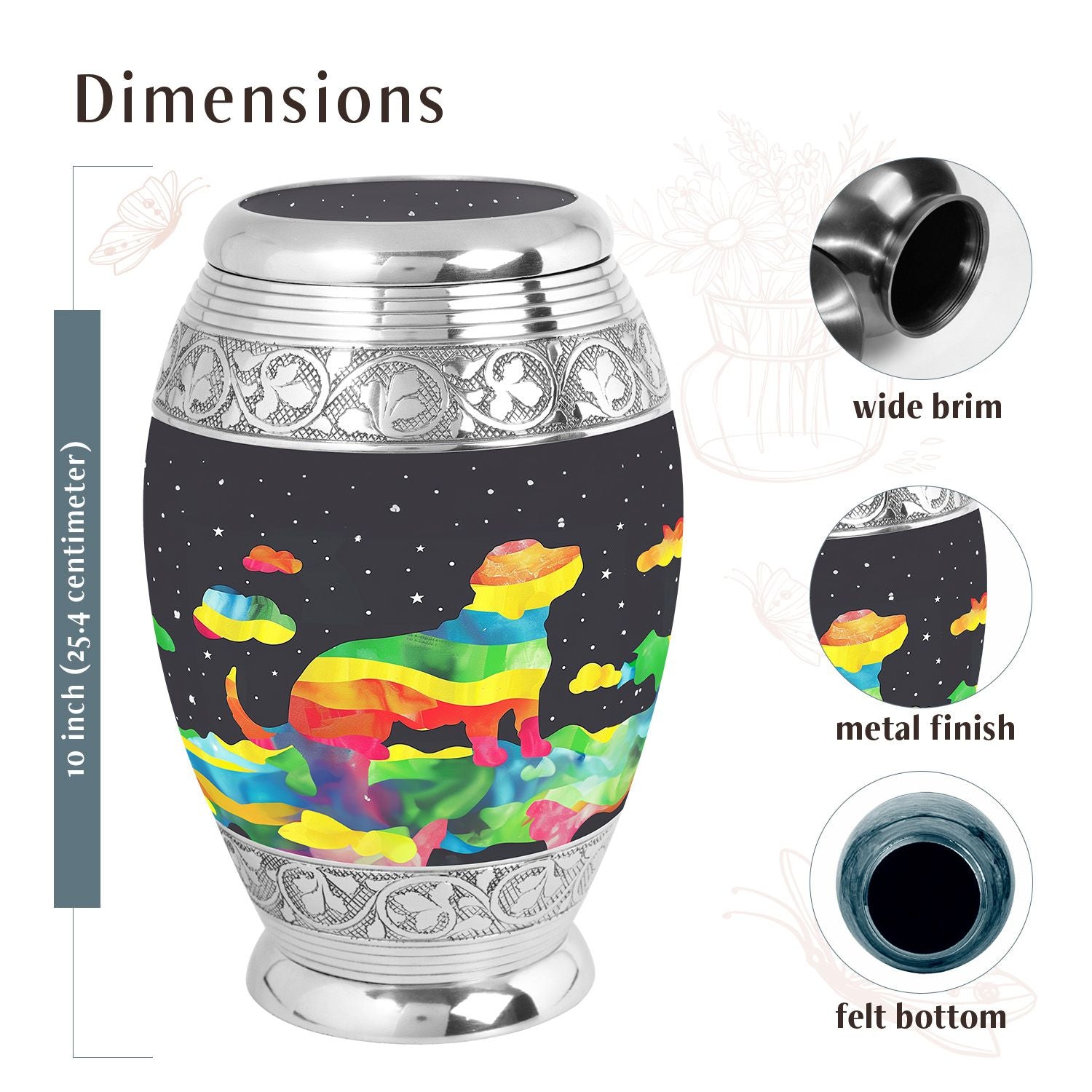 Dog Urn Medium 6 Inch
