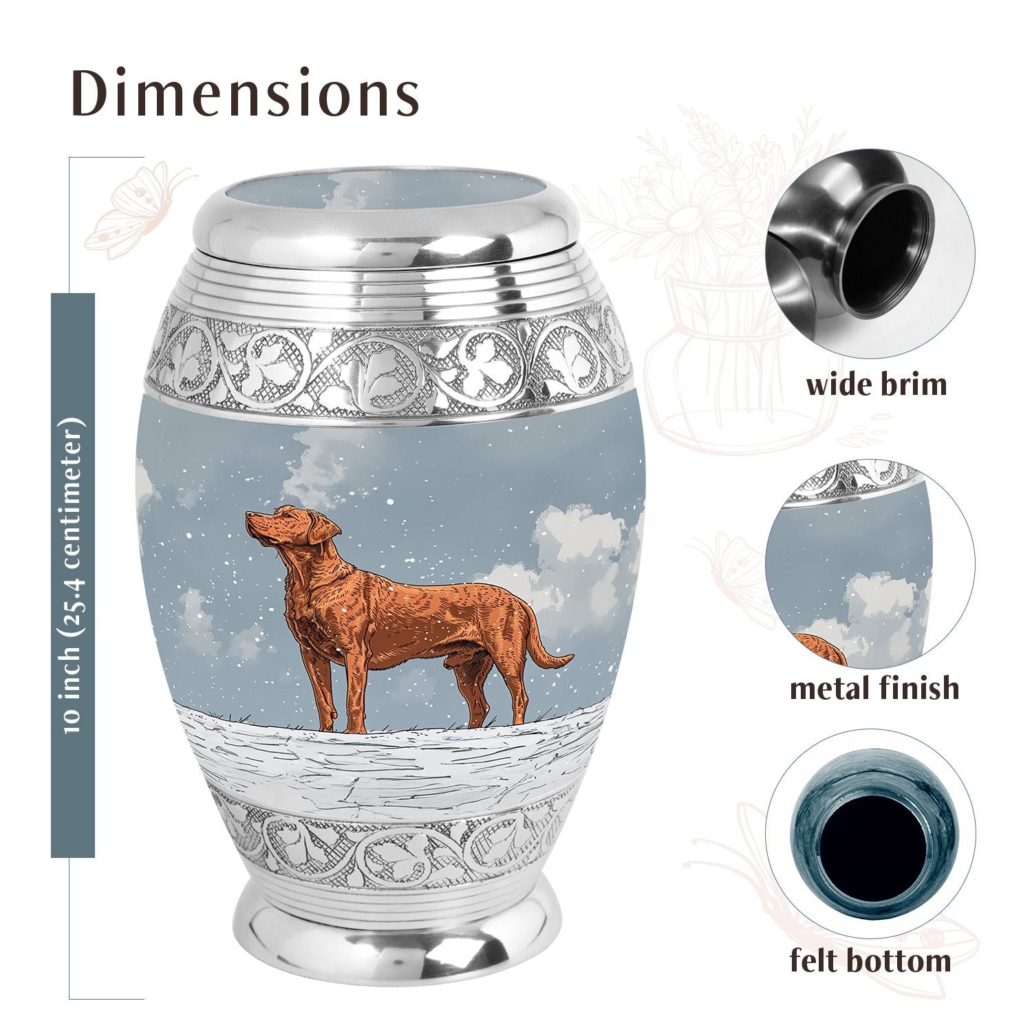 Dog Urn Medium 6 Inch