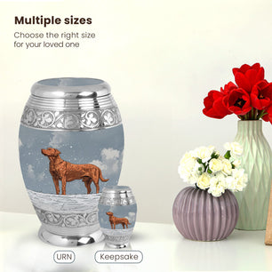 Dog Large Urn 10 Inch