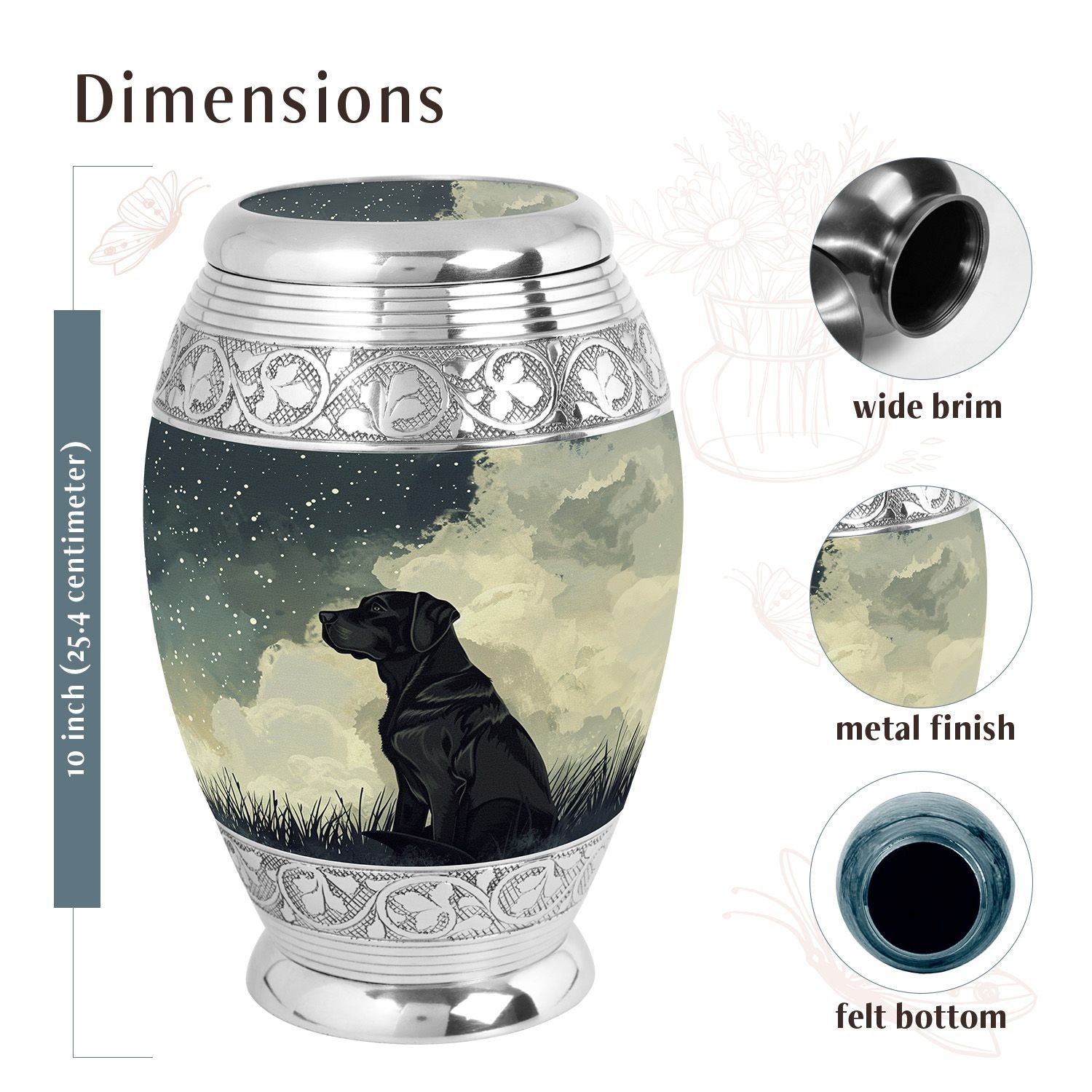 Dog Urn Medium 6 Inch