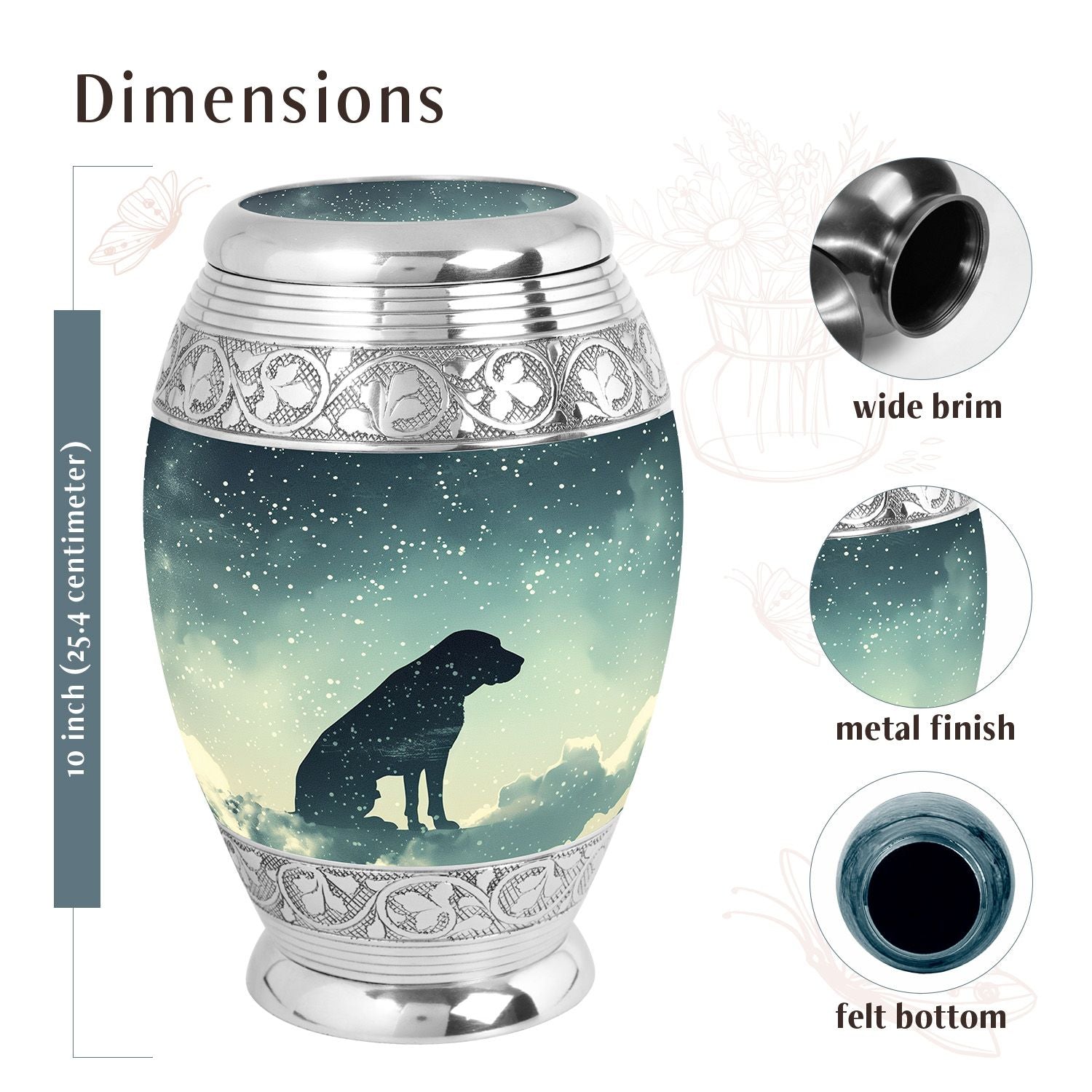 Dog Urn Medium 6 Inch