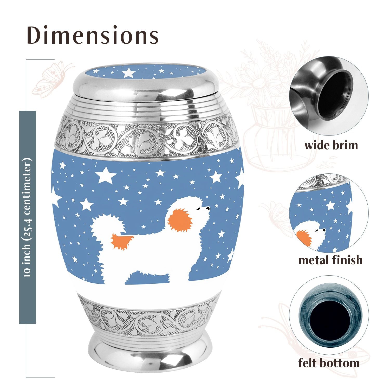 Dog Urn Medium 6 Inch