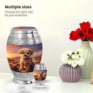 Dog Large Urn 10 Inch