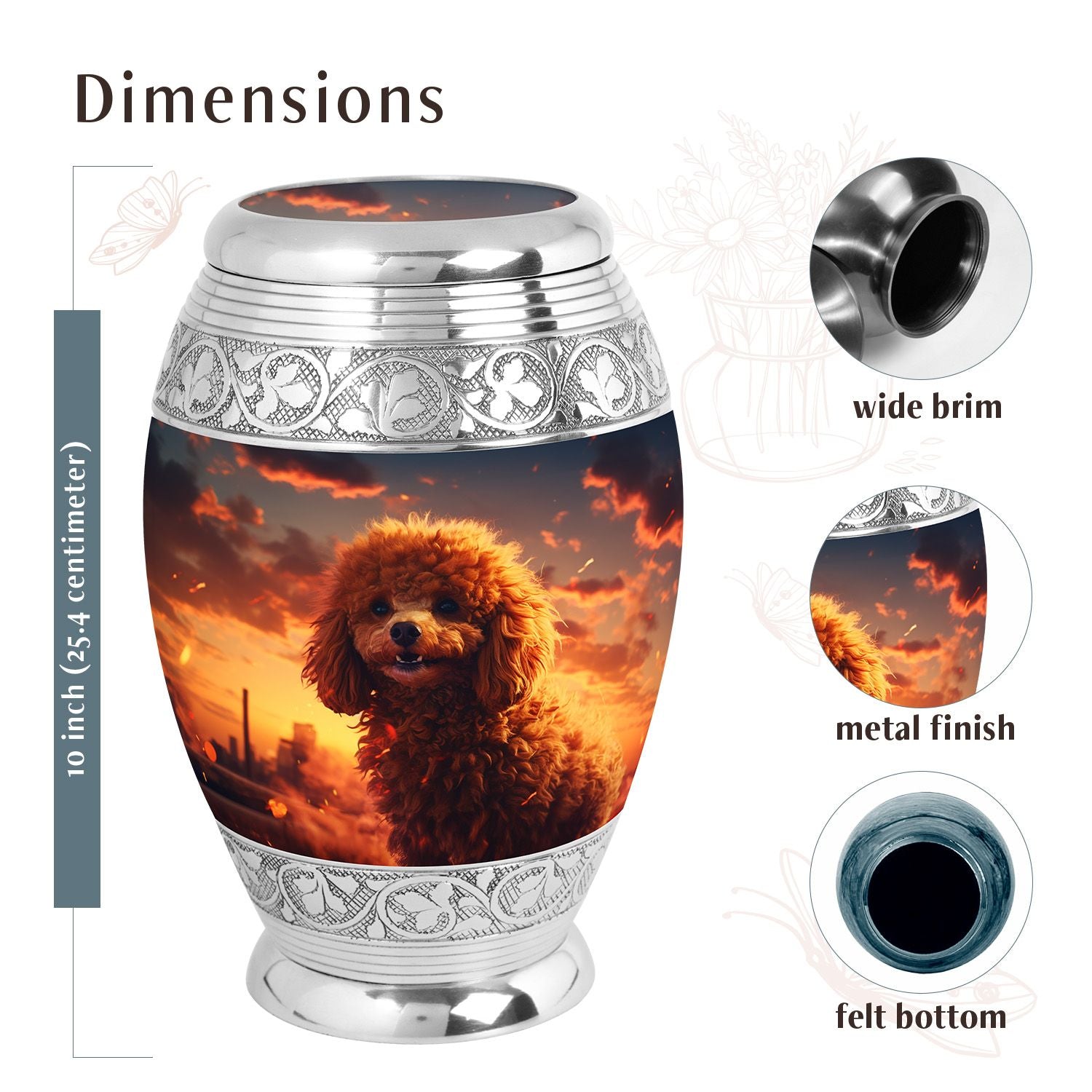 Dog Urn Medium 6 Inch