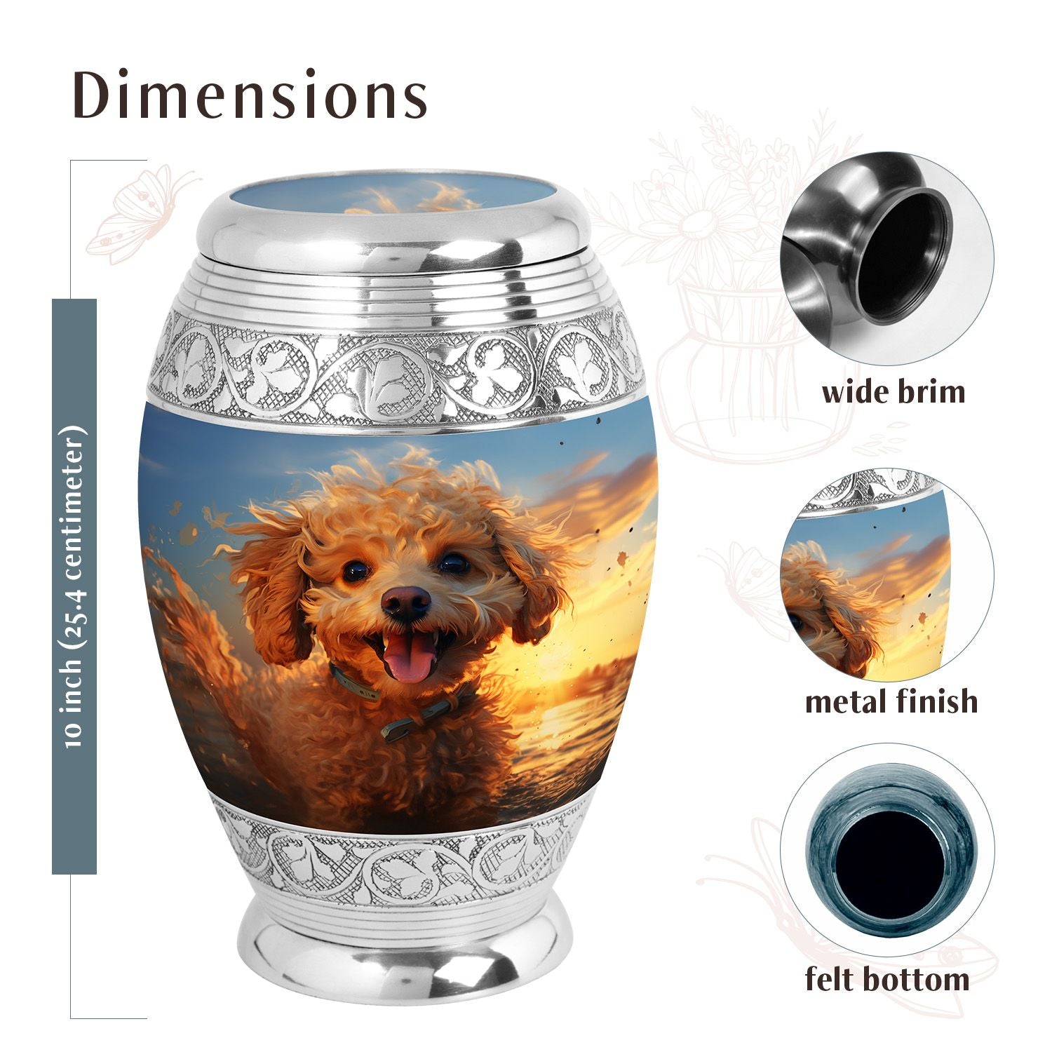 Dog Urn Medium 6 Inch