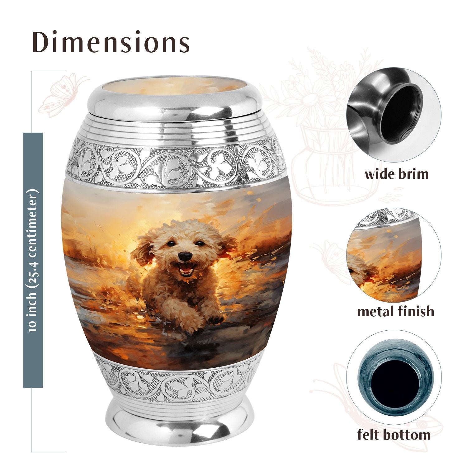 Dog Urn Medium 6 Inch