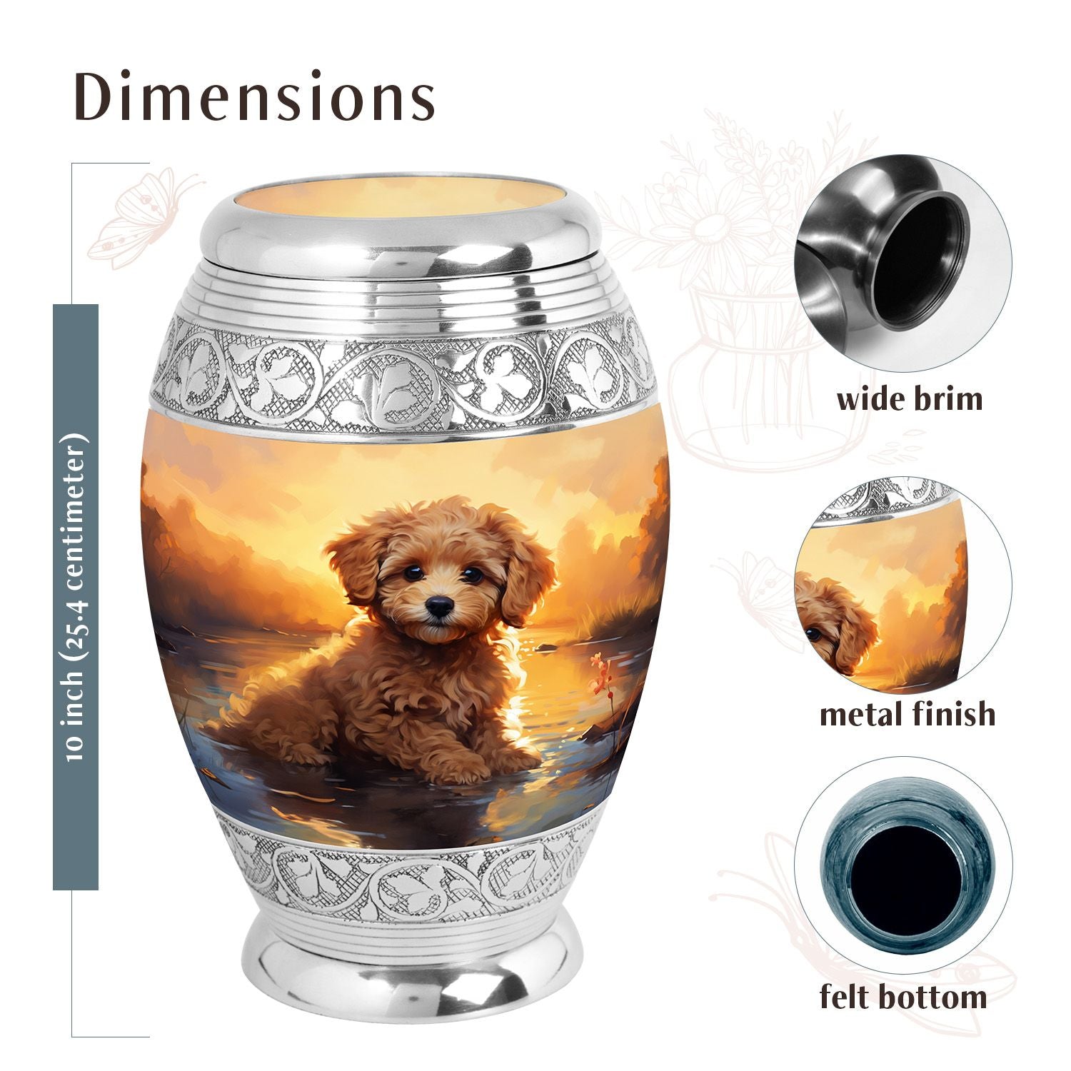 Dog Urn Medium 6 Inch