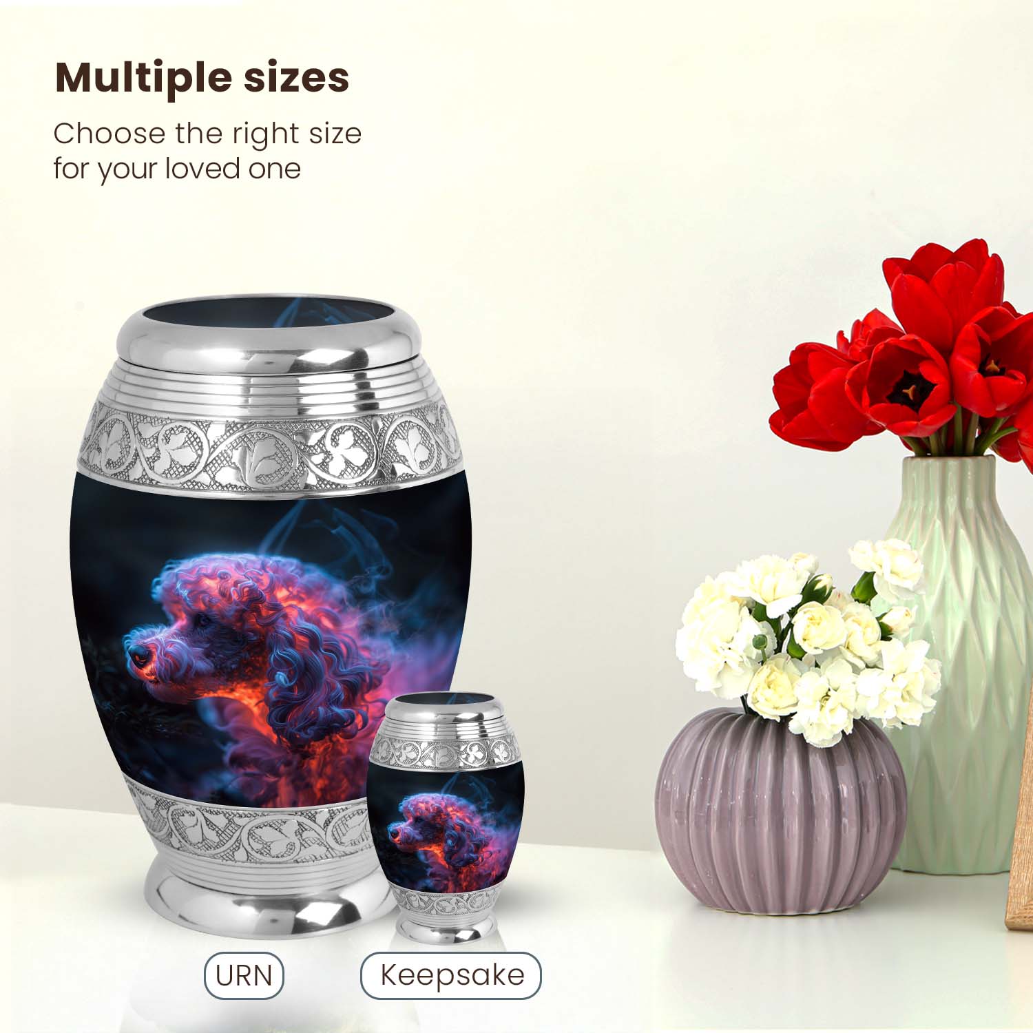 Dog Large Urn 10 Inch