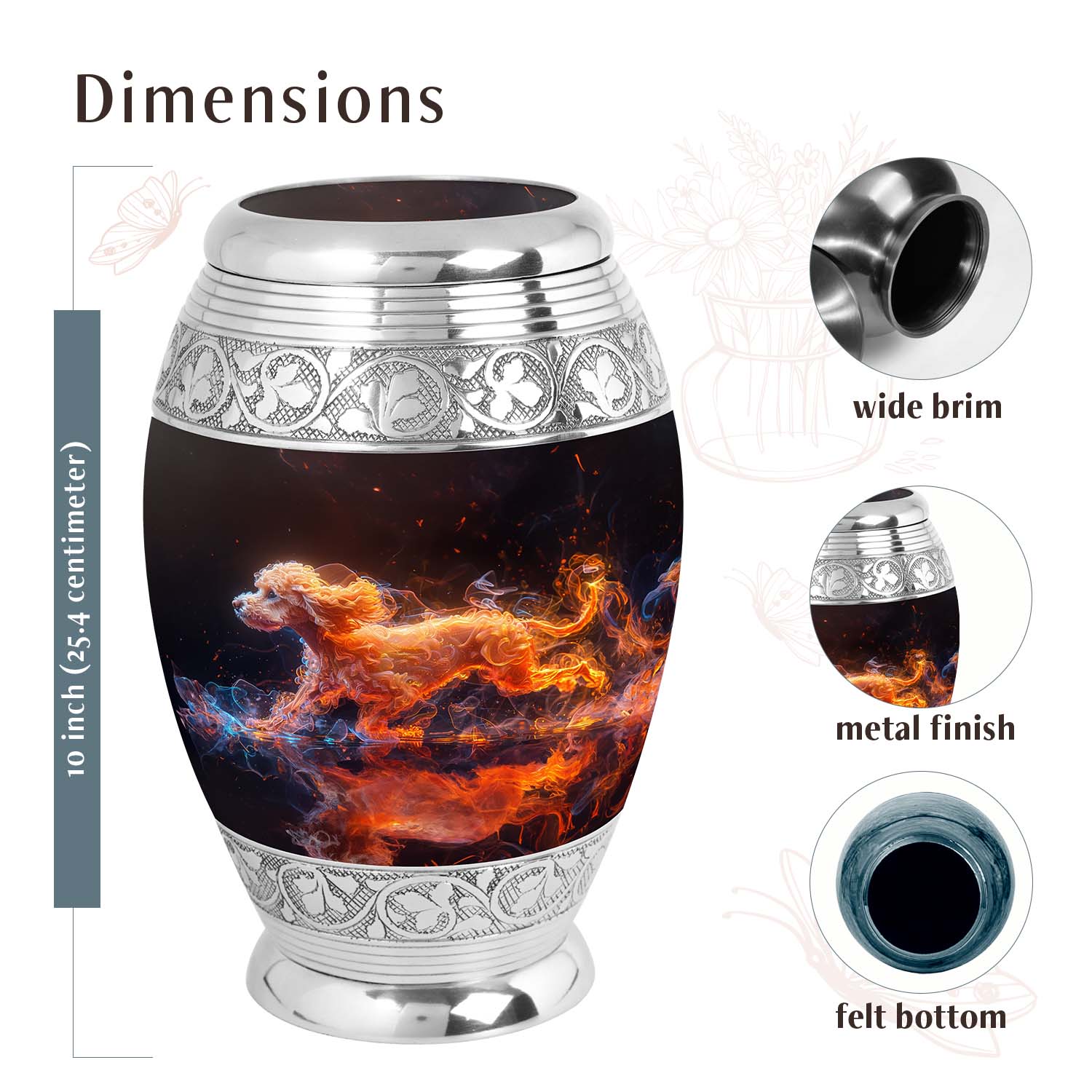 Dog Urn Medium 6 Inch