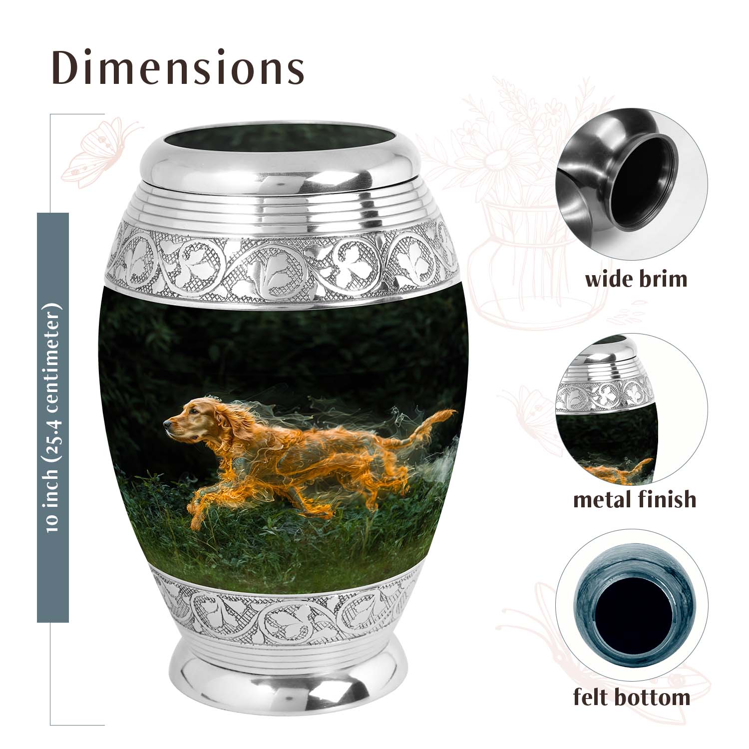 Dog Urn Medium 6 Inch