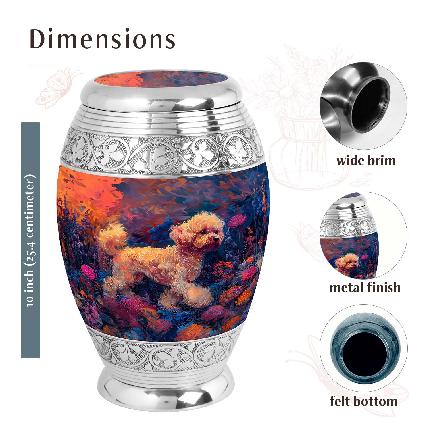 Dog Urn Medium 6 Inch