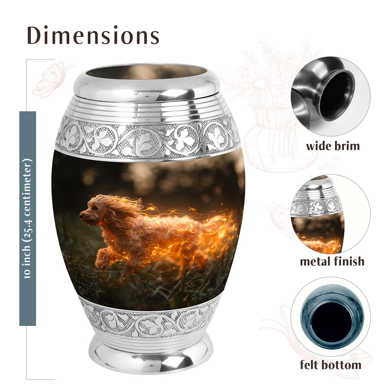 Dog Urn Medium 6 Inch