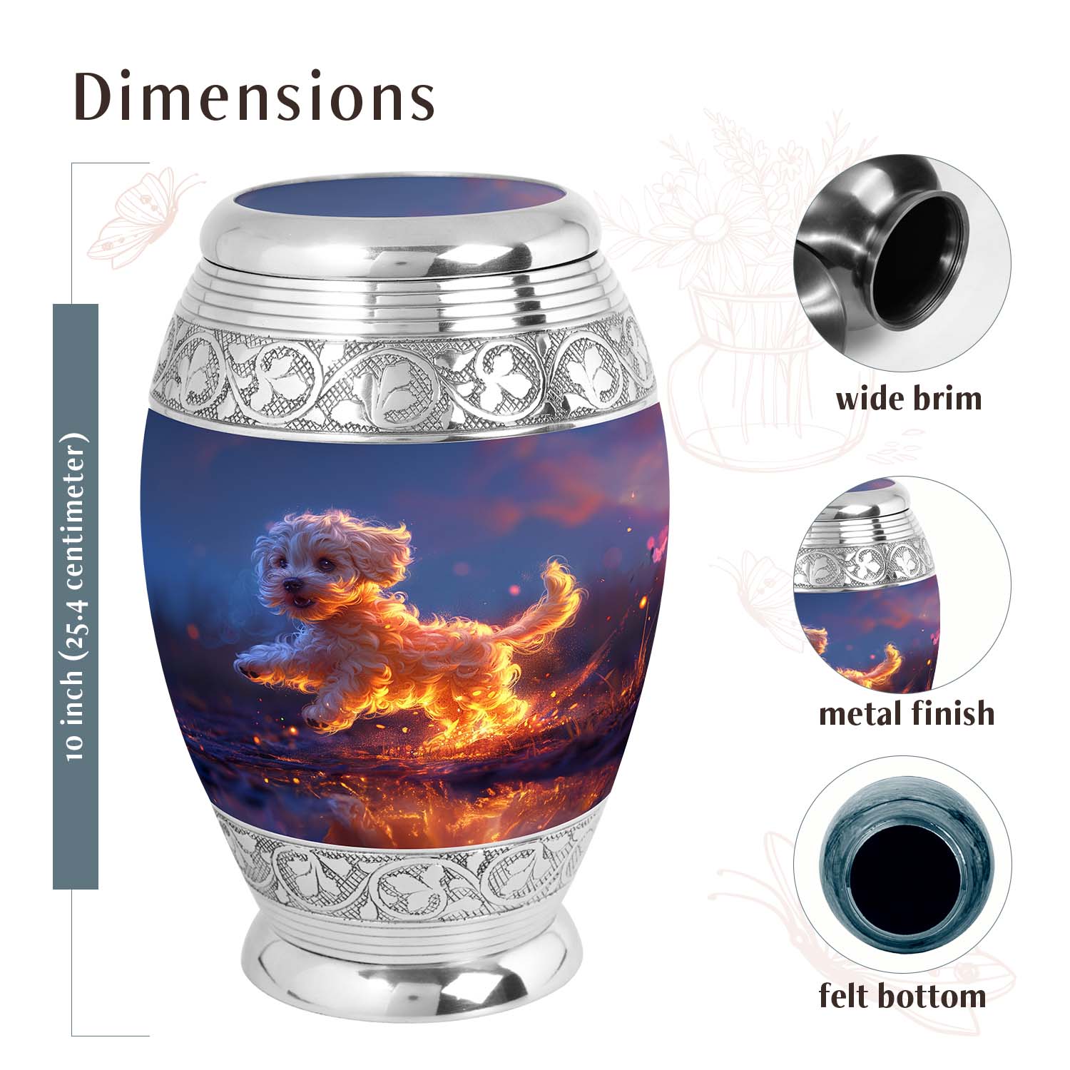Dog Urn Medium 6 Inch