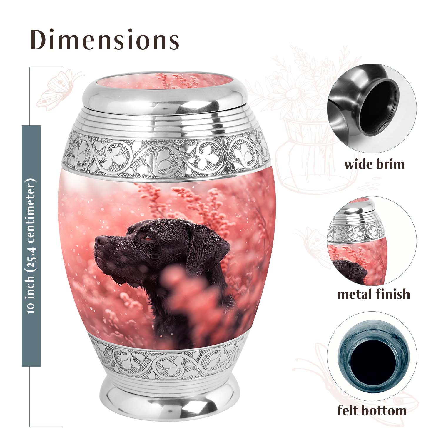 Dog Urn Medium 6 Inch