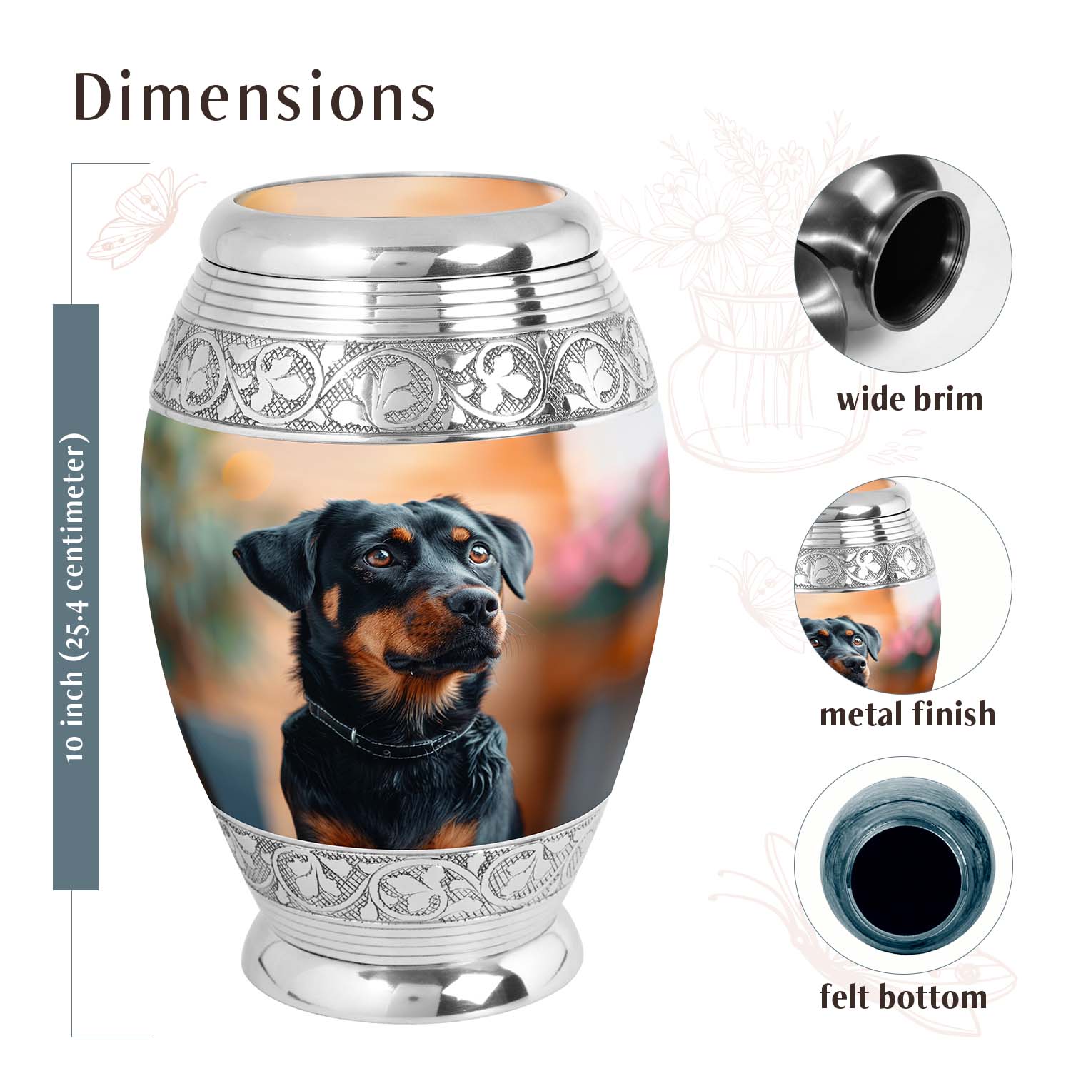 Dog Urn Medium 6 Inch