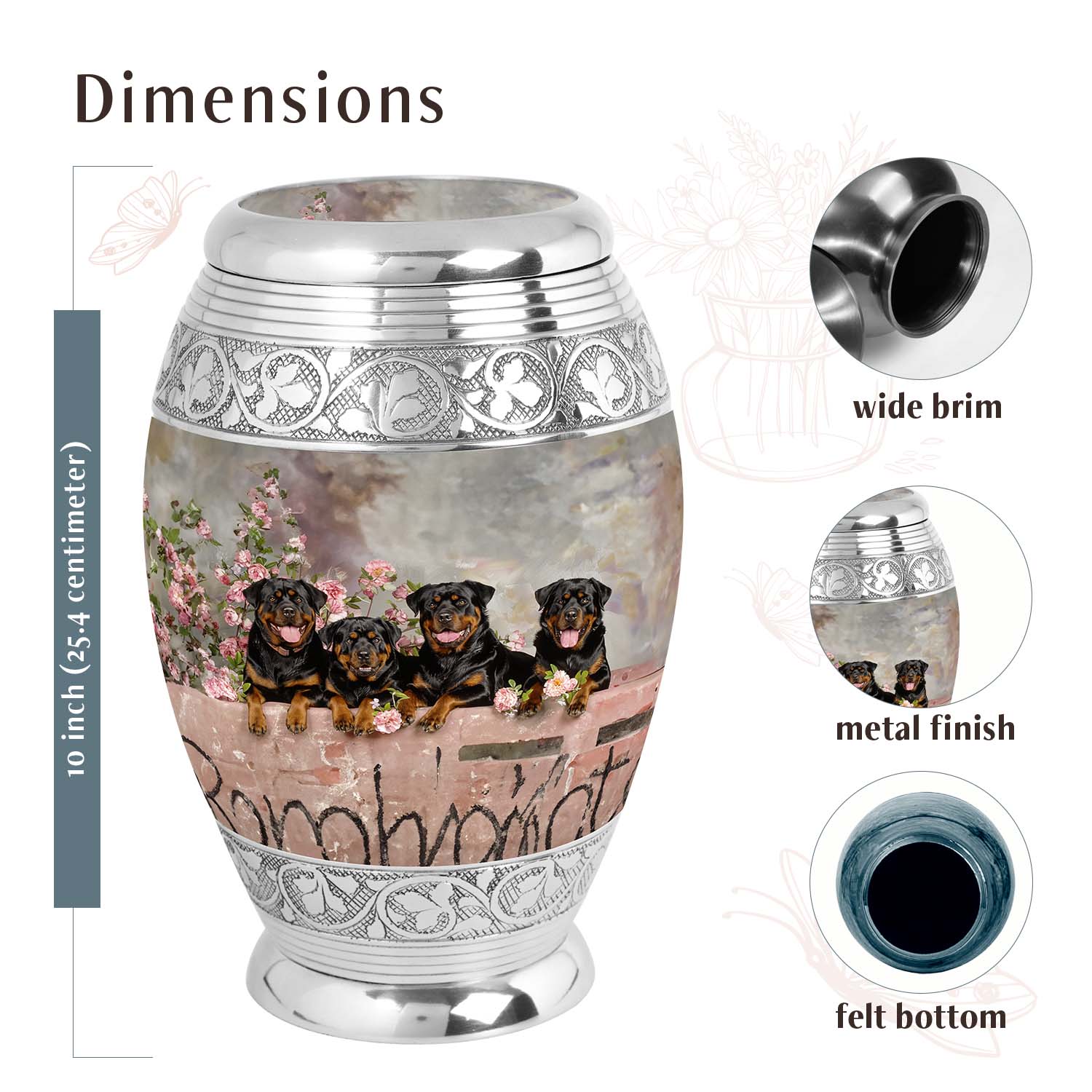 Dog Urn Medium 6 Inch