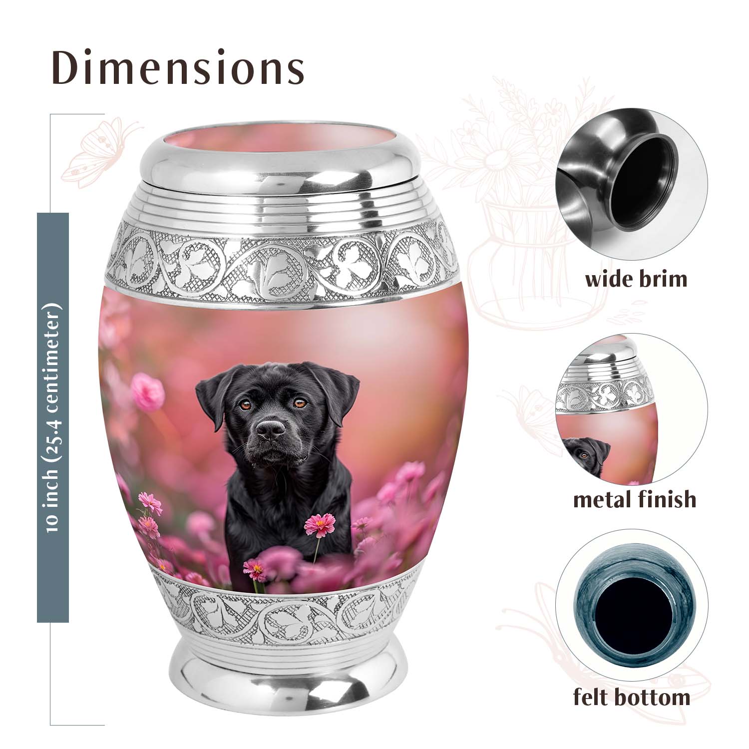 Dog Urn Medium 6 Inch