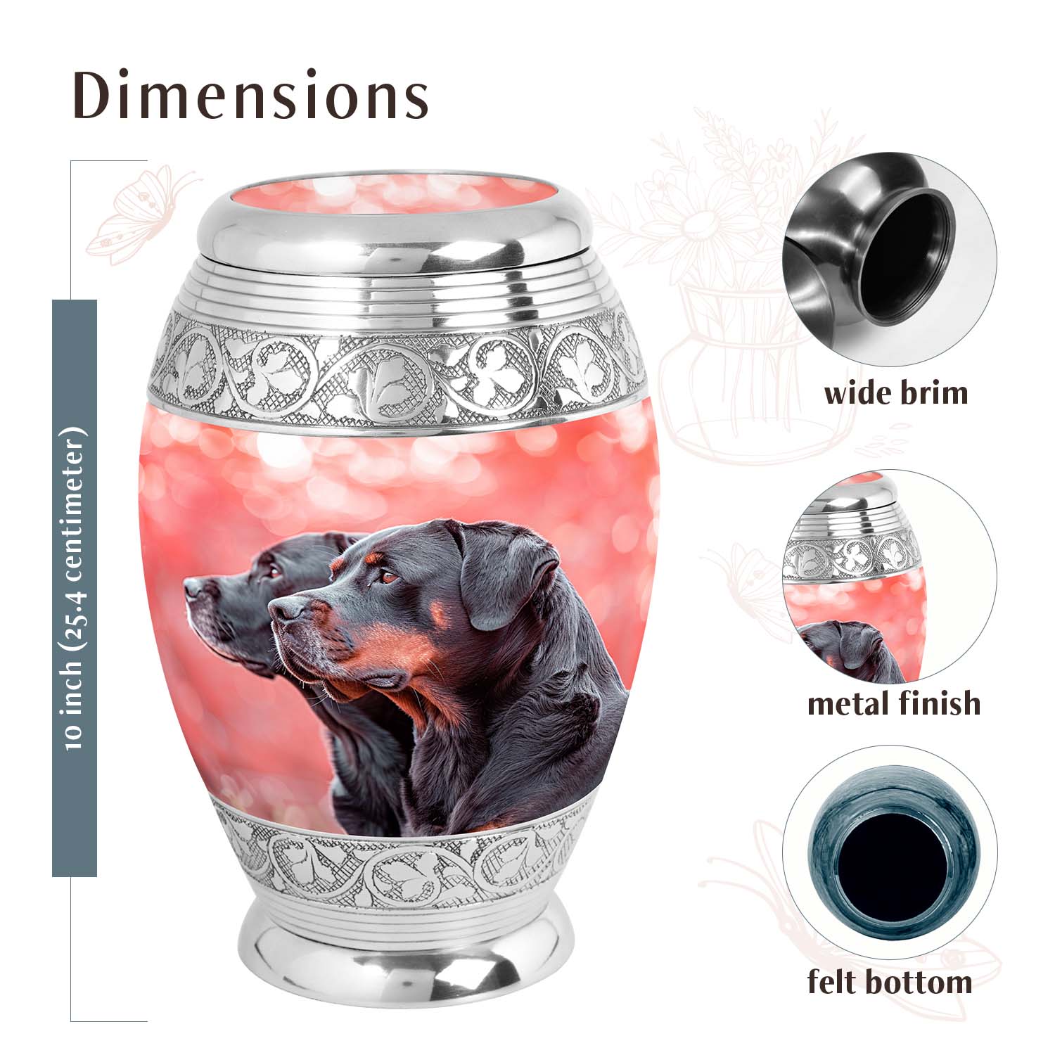 Dog Urn Medium 6 Inch