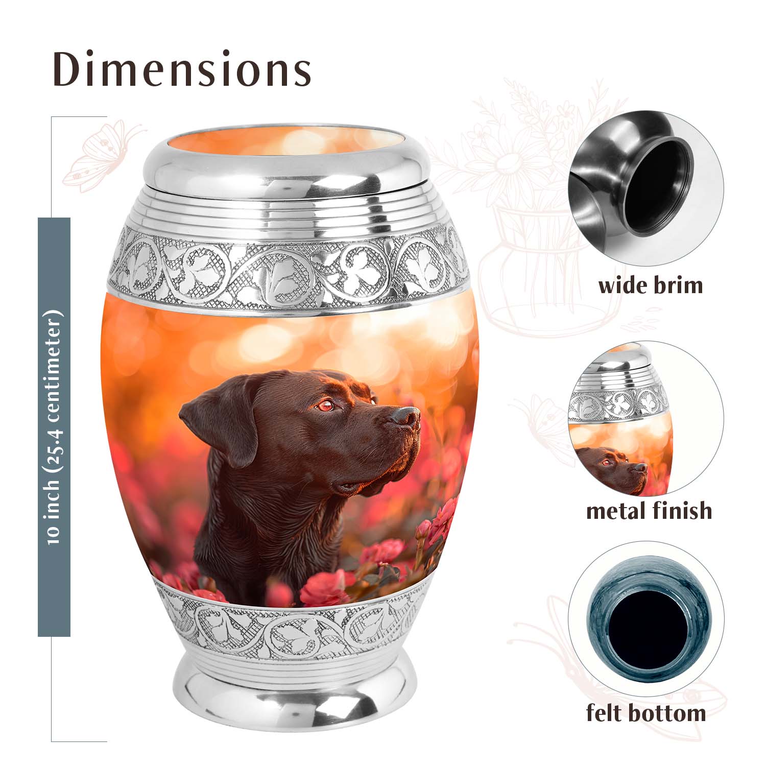 Dog Urn Medium 6 Inch