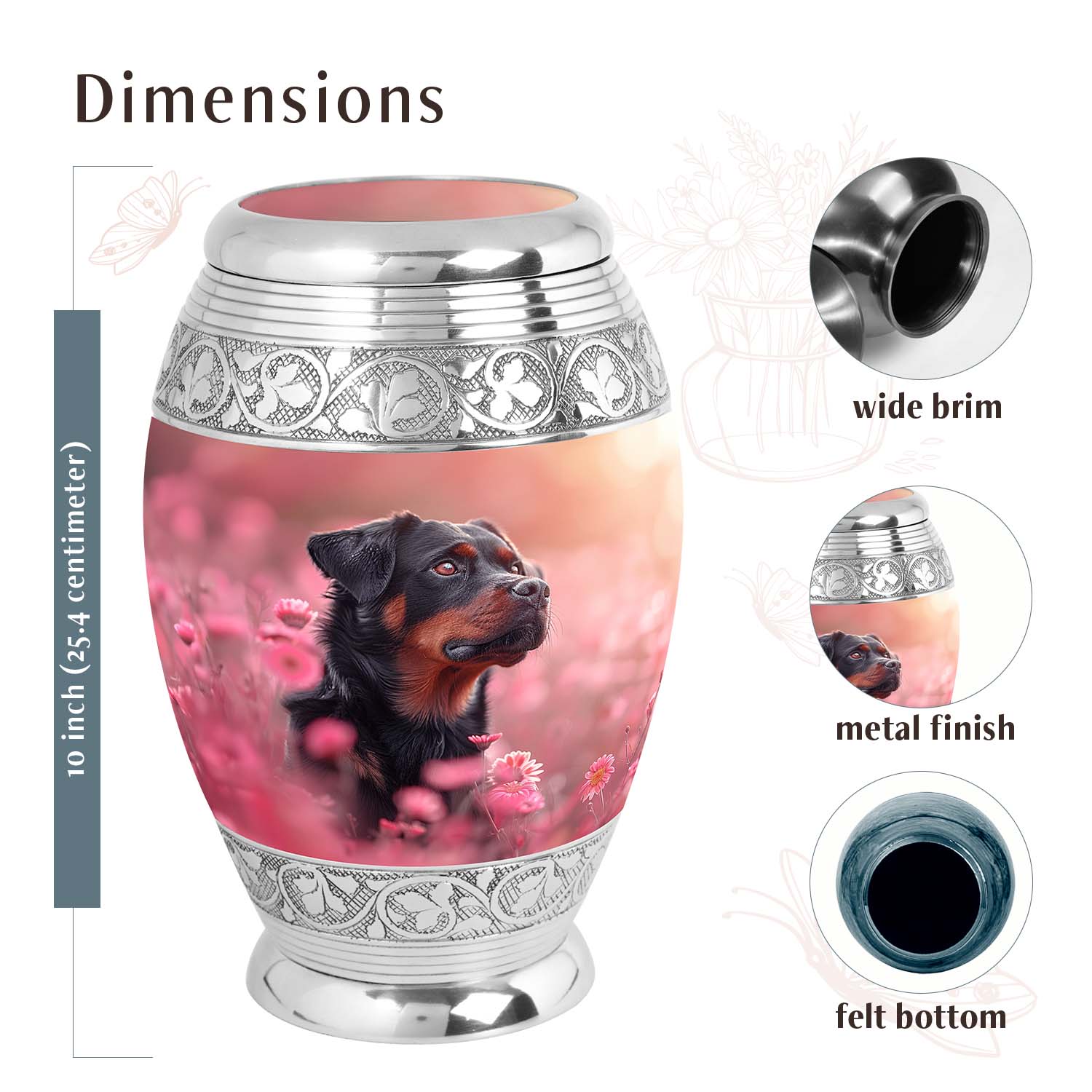Dog Urn Medium 6 Inch