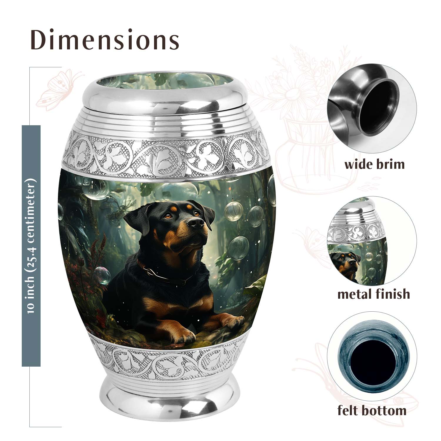 Dog Urn Medium 6 Inch