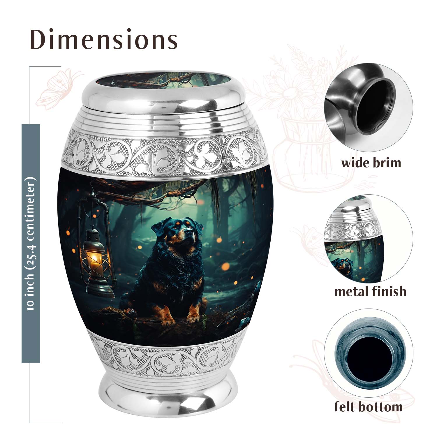 Dog Urn Medium 6 Inch