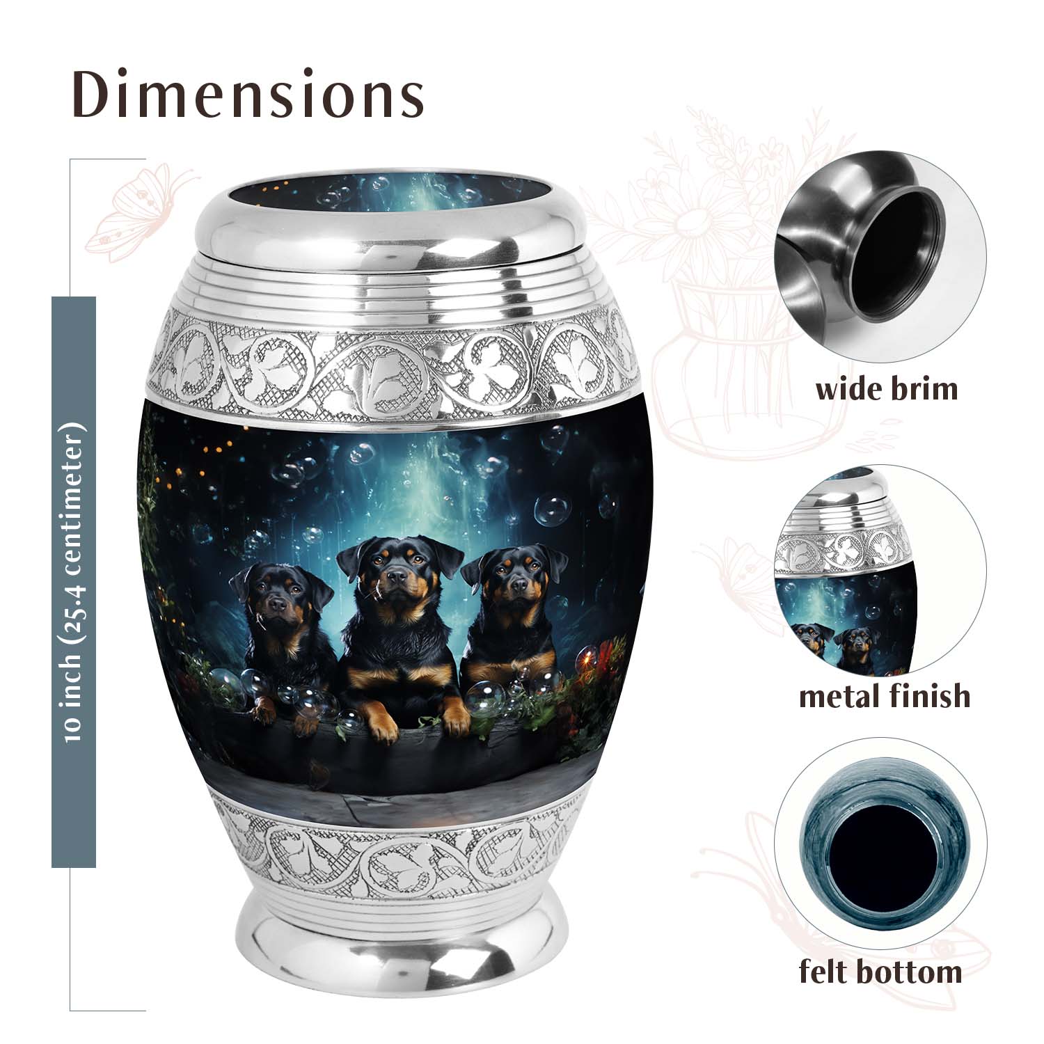 Dog Urn Medium 6 Inch