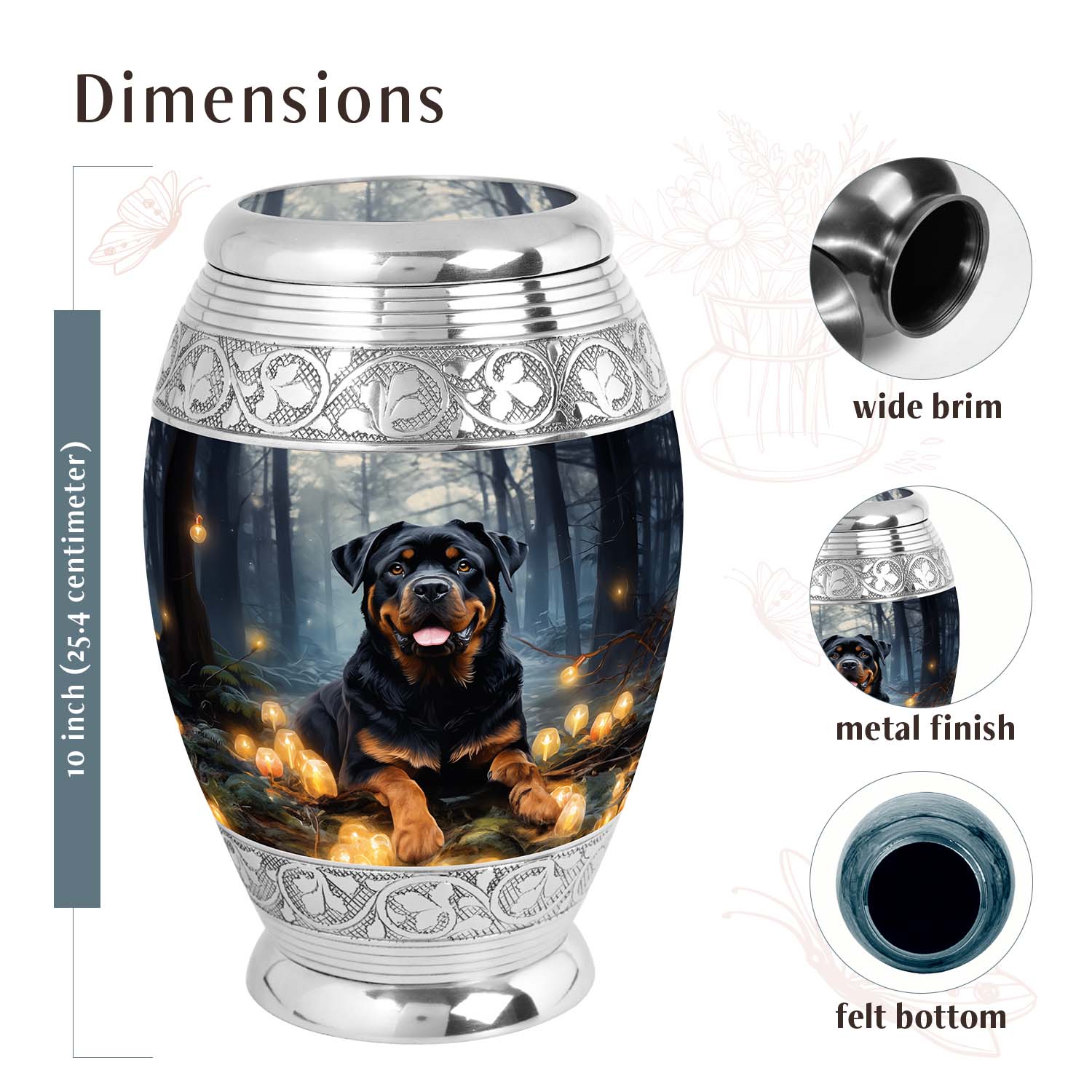 Dog Urn Medium 6 Inch