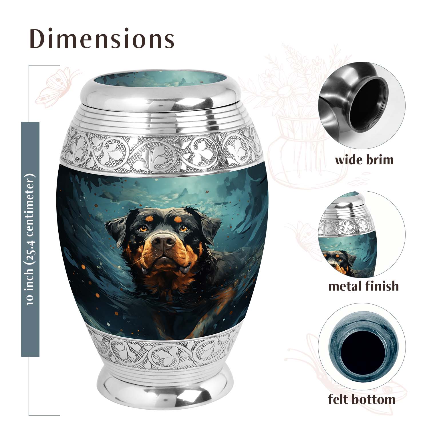 Dog Urn Medium 6 Inch