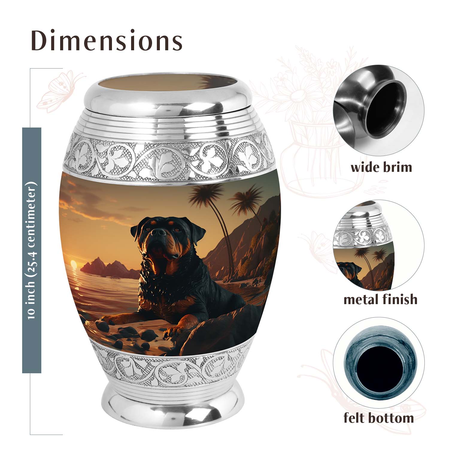 Dog Urn Medium 6 Inch