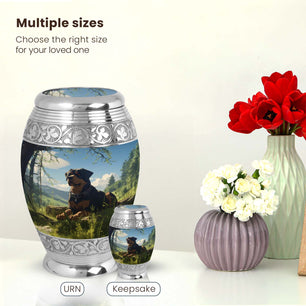 Dog Large Urn 10 Inch