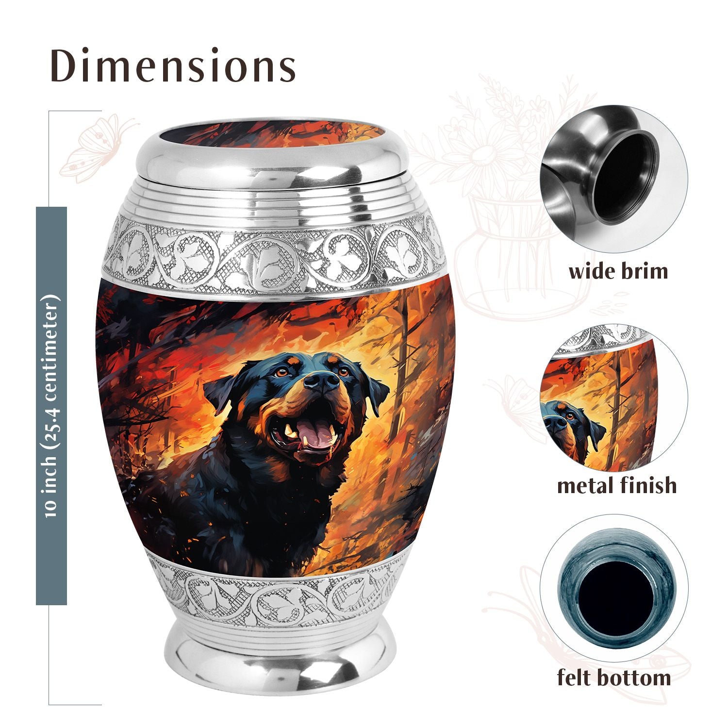 Dog Urn Medium 6 Inch