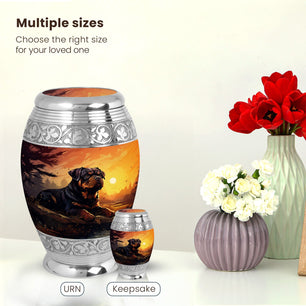 Dog Large Urn 10 Inch