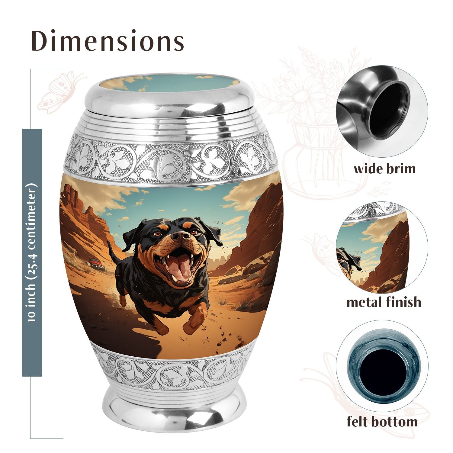 Dog Urn Medium 6 Inch