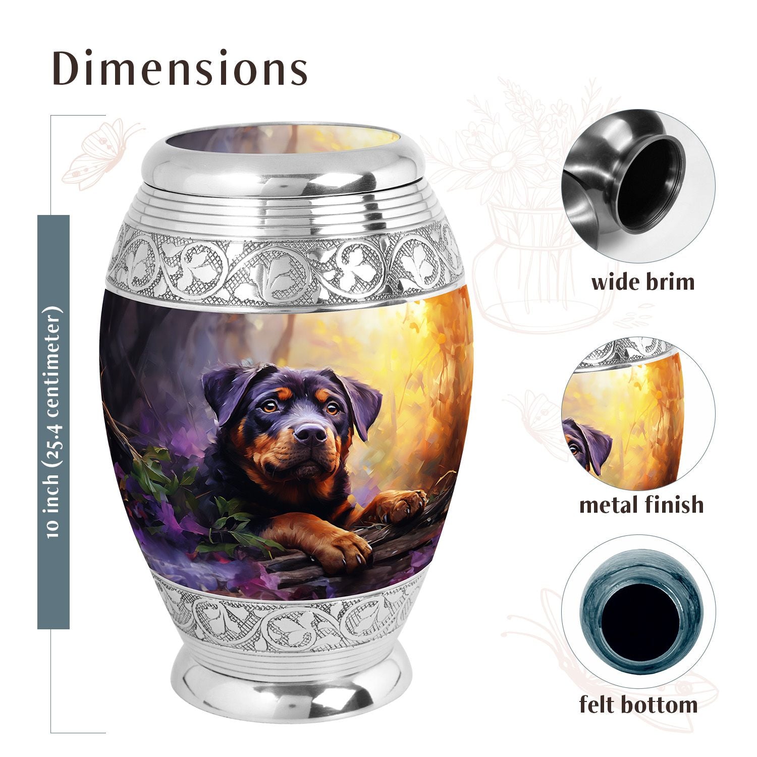 Dog Urn Medium 6 Inch