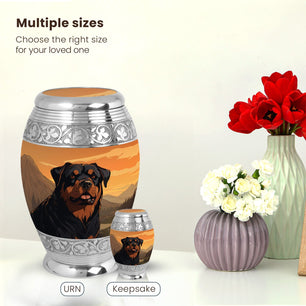 Dog Large Urn 10 Inch