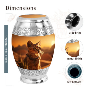 Cat Urn Medium 6 Inch