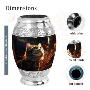 Cat Urn Medium 6 Inch