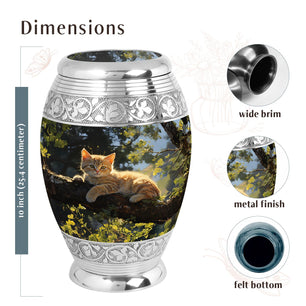 Cat Urn Medium 6 Inch