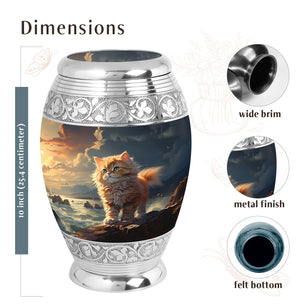 Cat Urn Medium 6 Inch