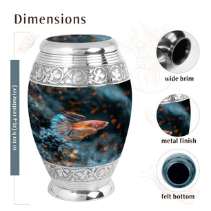 Fish Urn Medium 6 Inch